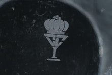 Load image into Gallery viewer, Heavy European Lead Crystal 11" Vase – Braided Intaglio Pattern, Scalloped Edge