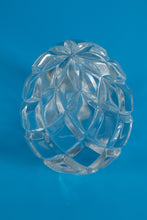Load image into Gallery viewer, Rogaska Signed Cut Crystal Egg – 3.5” Etched Diamond Pattern, Handcrafted in Slovenia