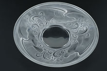 Load image into Gallery viewer, Val Saint Lambert Frosted Crystal Bowl with Birds and Waves – 12” Signed