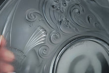 Load image into Gallery viewer, Val Saint Lambert Frosted Crystal Bowl with Birds and Waves – 12” Signed
