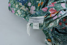 Load image into Gallery viewer, Cuddledown Queen Duvet Cover Floral Garden Print Cotton Button Closure