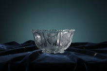 Load image into Gallery viewer, Antique EAPG Paneled Thistle Delta Pressed Glass Footed Bowl 7 Inch