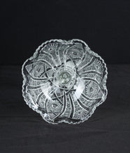 Load image into Gallery viewer, 7" EAPG 1900's Hobstar Large Pedestal Sawtooth Serving Compote