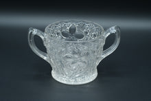 Load image into Gallery viewer, EAPG Daisy Pattern Clear Cut Glass Sugar Bowl