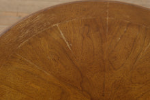Load image into Gallery viewer, Round Solid Wood End Table Cabinet with Pull Out Shelf and Storage
