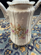 Load image into Gallery viewer, Antique Floral Porcelain Teapot with Lid – Hand-Painted Victorian-Style