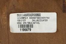 Load image into Gallery viewer, Dallas Counter Height Dining Table Set with 4 Leather-Back Chairs