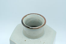 Load image into Gallery viewer, Dansk Modern Hexagonal Stoneware Vase – 4" x 4" x 8"