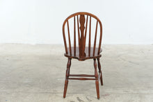 Load image into Gallery viewer, Traditional Windsor Bow Back Wood Dining Chair with Turned Legs