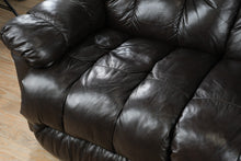Load image into Gallery viewer, Best Chairs Co Dark Brown Leather Manual Reclining Sofa 88 Inch Three Seat Recliner Couch