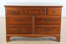 Load image into Gallery viewer, Davis Cabinet Company Solid Cherry Seven-Drawer Dresser with Dental Molding