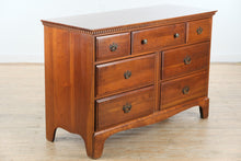 Load image into Gallery viewer, Davis Cabinet Company Solid Cherry Seven-Drawer Dresser with Dental Molding