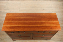 Load image into Gallery viewer, Davis Cabinet Company Solid Cherry Seven-Drawer Dresser with Dental Molding