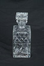 Load image into Gallery viewer, Waterford Crystal Square Whiskey Decanter Cut Crystal 95 Inch Signed