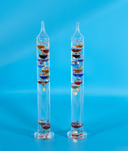 Load image into Gallery viewer, Pair of Galileo Thermometers – Colorful Floating Glass Temperature Gauges (Matching Set of 2)