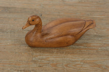Load image into Gallery viewer, Rustic Duck Figurine – Wood-Look Composite Decorative Accent (21" x 8" x 10")