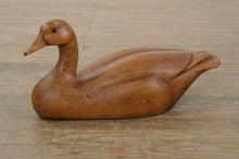 Load image into Gallery viewer, Rustic Duck Figurine – Wood-Look Composite Decorative Accent (21" x 8" x 10")