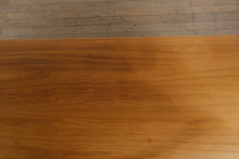 Load image into Gallery viewer, Teak Media Console Cabinet with Frosted Glass Doors and Metal Legs