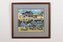 Load image into Gallery viewer, Charles Wysocki Devilstone Harbor Limited Edition Lithograph Framed 22x21