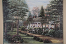 Load image into Gallery viewer, DeVries House by B. Scully – Custom Framed Art for Bombay Company – Southern Home Landscape 35” x 29”