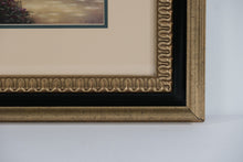 Load image into Gallery viewer, DeVries House by B. Scully – Custom Framed Art for Bombay Company – Southern Home Landscape 35” x 29”