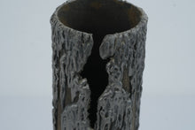 Load image into Gallery viewer, Dimitris Katsoulis Greek Modernist Metal Sculpture Vase Signed 10 Inch