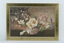 Load image into Gallery viewer, Dimitry Alexandroff The Chinese Bowl Framed Floral Asian Print 34x24