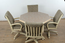 Load image into Gallery viewer, Chromcraft Postmodern Dining Table with 6 Swivel Chairs