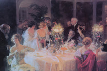 Load image into Gallery viewer, Jules Alexandre Grun The End of Dinner Print Framed Wall Art 43x31
