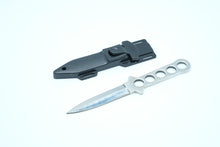 Load image into Gallery viewer, Diving Knife GL101 with Sheath and Straps – Stainless Steel, 8.5" Total Length