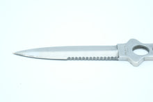Load image into Gallery viewer, Diving Knife GL101 with Sheath and Straps – Stainless Steel, 8.5" Total Length