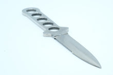Load image into Gallery viewer, Diving Knife GL101 with Sheath and Straps – Stainless Steel, 8.5" Total Length