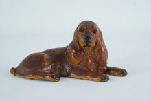 Load image into Gallery viewer, Vintage Cocker Spaniel Figurine Brown Dog Molded Resin Japan