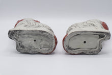 Load image into Gallery viewer, Pair Staffordshire Style Spaniel Dogs Ceramic Mantel Figurines 7 Inch