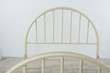Load image into Gallery viewer, Vintage Cream Metal Arched Full Size Bed