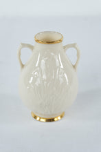 Load image into Gallery viewer, Lenox Ivory Porcelain Bud Vase Gold Trim Double Handle USA