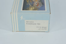 Load image into Gallery viewer, Silverplate Double Jam / Condiment Set – Superb Silver (Made in Hong Kong) w/ Original Box