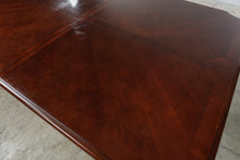 Load image into Gallery viewer, Traditional Mahogany Double Pedestal Dining Table with Banded Top