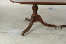 Load image into Gallery viewer, Hickory White Wyckham Mahogany Double Pedestal Dining Table with Two 20 Inch Leaves
