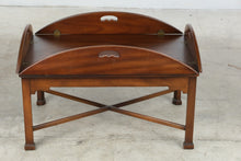 Load image into Gallery viewer, Drexel Heritage Signers Collection Mahogany Butler's Tray Coffee Table