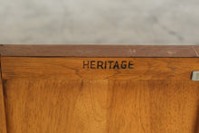 Load image into Gallery viewer, Heritage Asian Modern Oak Two-Door Accent Cabinet with Black Inset Top