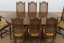 Load image into Gallery viewer, Drexel Bishopgate Collection Oak Dining Set – English Tudor Style