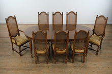 Load image into Gallery viewer, Drexel Bishopgate Collection Oak Dining Set – English Tudor Style