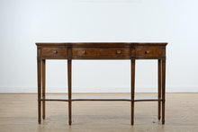 Load image into Gallery viewer, Drexel Heritage Serpentine Console Table with Lower Shelf