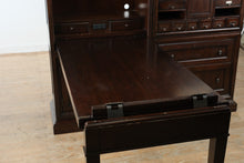 Load image into Gallery viewer, Bassett Furniture Fold Down Desk Cabinet with Hidden Storage 61 Inch