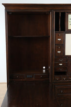 Load image into Gallery viewer, Bassett Furniture Fold Down Desk Cabinet with Hidden Storage 61 Inch