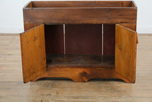 Load image into Gallery viewer, Antique Rustic Wood Dry Sink with Double Doors