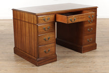 Load image into Gallery viewer, Duke Pickett Mahogany Executive Desk By Maddox
