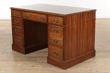 Load image into Gallery viewer, Duke Pickett Mahogany Executive Desk By Maddox