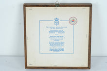 Load image into Gallery viewer, Framed Dutch Delft Tile Windmill Scene by Tichelaars Royal Makkum 7 Inch